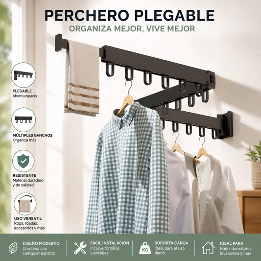 Tendedero Ropa Retráctil DryFlex